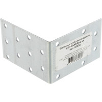 Крепежный угол КрепСтройГрупп равносторонний KUR-50х80х80х2 мм 145624