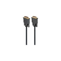 Кабель Cablexpert DVI-D single link 19M/19M экран, феррит.кольца, CCS, 3м, черный, пакет CC-DVIL-BK-10
