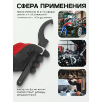 Радиусный ключ Forsage ударный 78-85мм F-685C85(19192)