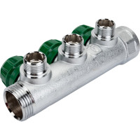 Регулирующий коллектор STOUT 1", 3 отвода 1/2" SMB-6850-011203 RG008UJDJB1NBC