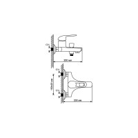 Смеситель для ванны mixline ML05-01 522144