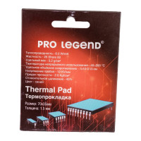 Термопрокладка (70x35x1.5 мм; 6 wmk; 25 shore OO) Pro Legend PL4205