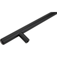 Ручка-рейлинг KERRON 12 мм, 288 мм, матовый черный R-3020-288 BL