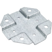 Краб-система Конструкция Нова Х-образный, оцинк, 25x25 мм, 20 шт. 2947751