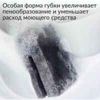 Губка для мытья посуды Jundo Премиум 5 штук 4903720021477