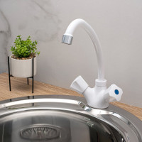 Смеситель для кухни РМС с высоким изливом, из высокопрочного пластика PL4-271F