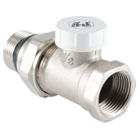 Настроечный клапан радиатора PROFACTOR прямой с уплотнением 3/4 PF RVS 377UR