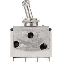 Выключатель-тумблер TDM ELECTRIC тв1-2 2p 250 в 5 а (8c) on-off с фиксацией (2з+2р) SQ0747-0401