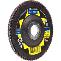 Круг лепестковый торцевой циркониевый ZRH523 КЛТ2 125x22 мм, P60 Чиптрейд 1252ZRH523P60