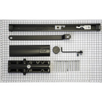 Доводчик со скользящей тягой Doorlock dl100s en3 черный, с функцией hold open 75552