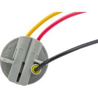 Двухконтактный патрон Nord-Yada под лампу P21/5W 1157 с проводами, пластик 904366