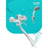Смеситель ванно-душевой Istok Luxe латунный, одноручный 0402.799