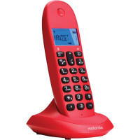 Радиотелефон Motorola DECT C1001LB+ красный 107C1001CEREZA