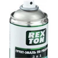 Грунт-эмаль по ржавчине 3 в 1 REXTON белый, аэрозоль RT150.10