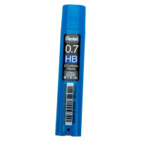 Грифели для автоматических карандашей Pentel Ain Stein C277S-2B 0.7 мм, 12 грифелей, в тубе 2B 586232