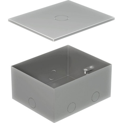 Экопласт BOX/4 Металлическая коробка с крышкой для заливки в пол 159,6x133,6x75,8мм для люков 70040 70141