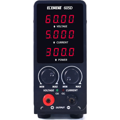 ELEMENT Лабораторный блок питания 605D импульсный (60V 5A) 17662
