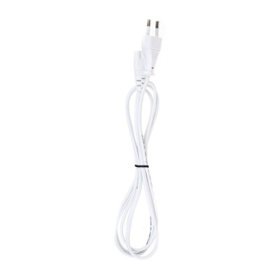 Telecom Кабель для аудио-видео техники IEC-320-C7--розетка 220V, 2-pin , 1,8м , белый, TP228-1.8-W