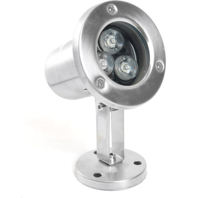 FERON LL-822 Светодиодный прожектор подводный, 80x80x130mm, 3W AC24V RGB IP68, 48467