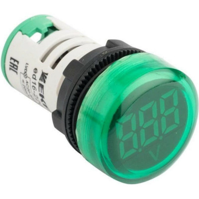 EKF Индикатор значения напряжения зеленый ED16-22VD PROxima 10шт. ed16-22vd-g