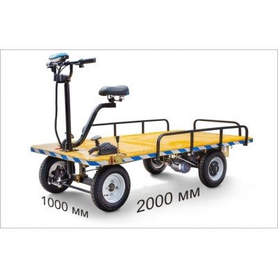 Платформенная электрическая тележка Rutrike СКЛАД 2000 021705