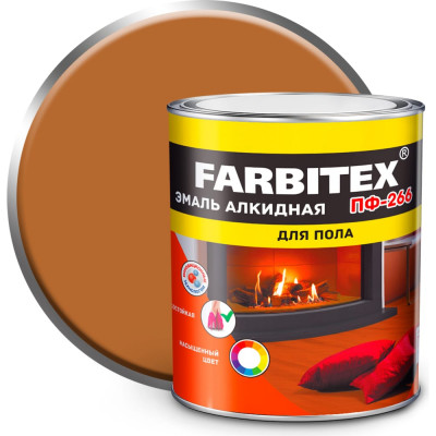 Farbitex Эмаль алкидная ПФ-266 светлый орех (2.7 кг) 4300011427