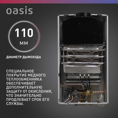 Газовый проточный водонагреватель OASIS S-20 4670004375310