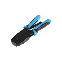 ТУНДРА Кримпер, для обжима клемм RJ-45 8P, RJ-12 6P, RJ-10 4P, вертикальный обжим 4476071