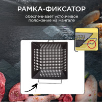 Сковорода-гриль с антипригарным покрытием FORESTER BQ-N14