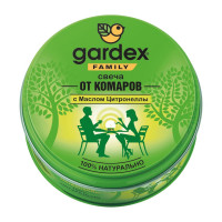 Репеллентная свеча от комаров Gardex Family 0144 0156
