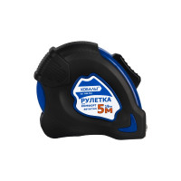 Рулетка Комфорт (5м x 19мм) обрезиненный корпус КОБАЛЬТ 646-782