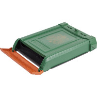 Почтовый ящик Цикл ПРЕМИУМ c пл. защелкой и накладкой, зеленый с орлом 4607156366002