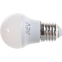 Светодиодная лампа LED G45 Е27 7W 560Лм, 4000K, холодный свет REV 32343 3