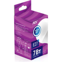 Светодиодная лампа LED G45 Е27 7W 560Лм, 4000K, холодный свет REV 32343 3