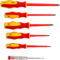Набор стержневых диэлектрических отверток VDE Thorvik SDIS6CP 6 предметов 52289