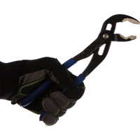 Переставной захват с кнопочным механизмом KING TONY 250мм 6517-10C