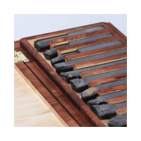 Набор токарных резцов AURA TOOLS 12 шт, 12х12 ВК8 30001212