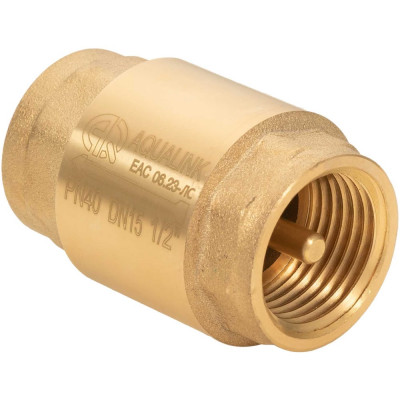 Обратный клапан с латунным сердечником AQUALINK 1 1/2 3958