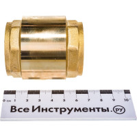 Обратный клапан с латунным сердечником AQUALINK 1 1/4 3957