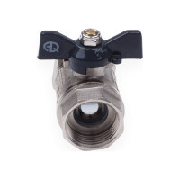 Шаровой кран для МП труб AQUALINK вн 1/2x20 B бабочка 1165