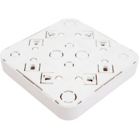 Розетка Bylectrica 4-местная ОУ, квадратная, серия ВАРИАНТ, белый, РА16-0191