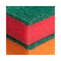 Поролоновые губки для мытья посуды Luscan 80x50x26 мм 5 шт 1070940