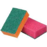 Поролоновые губки для мытья посуды Luscan 80x50x26 мм 5 шт 1070940
