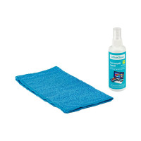 Чистящий спрей для всех типов экранов и мониторов OfficeClean в комплекте салфетка из микрофибры 238381