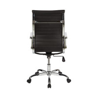 Кресло для руководителя Easy Chair 711 TPU черное, искусственная кожа, металл 1127793