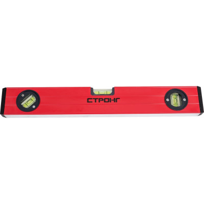 Уровень Strong магнитный усиленный 400 х 0.8 мм 3 глазка СТИ-618008400