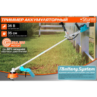 Аккумуляторный бесщеточный триммер Sturm 36 В,1BatterySystem BT36
