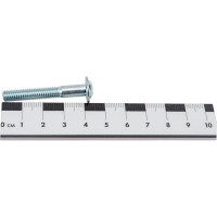 Винт ЦКИ ISO 7380-2 М6х40 с фланцем, 10.9, Ц, уп. 50 шт. 63729