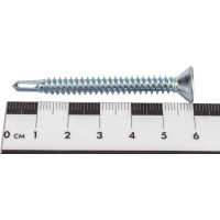 Саморез ЦКИ DIN 7504-O, JP82, 6.3х60 сверлоконечный, Ц, Ph3, уп. 100 шт. 64907