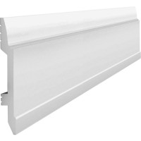 Напольный плинтус Stenopol 150х17х2000 мм под покраску C7104